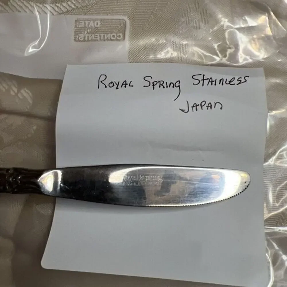 Vintage Royal Spring Stainless Flatware Japan‎  1 Knife